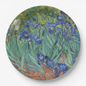 Irises von Vincent Van Gogh Pappteller (Vorderseite)