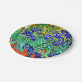 Irises von Vincent Van Gogh Pappteller (Schrägansicht)