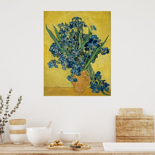 Irises von Vincent Van Gogh Poster (Küche)