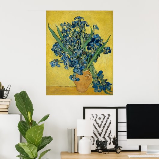 Irises von Vincent Van Gogh Poster (Heimbüro)