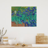 Irises von Vincent Van Gogh Poster (Küche)