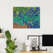 Irises von Vincent Van Gogh Poster (Heimbüro)