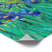 Irises von Vincent Van Gogh Poster (Ecke)