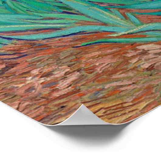 Irises von Vincent Van Gogh Poster (Ecke)
