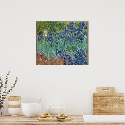 Irises von Vincent Van Gogh Poster (Küche)