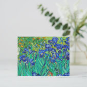 Irises von Vincent Van Gogh Postkarte (Stehend Vorderseite)