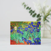 Irises von Vincent Van Gogh Postkarte (Stehend Vorderseite)