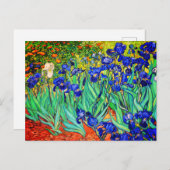 Irises von Vincent Van Gogh Postkarte (Vorne/Hinten)