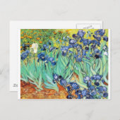 Irises von Vincent Van Gogh Postkarte (Vorne/Hinten)