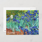 Irises von Vincent Van Gogh Postkarte (Vorne/Hinten)
