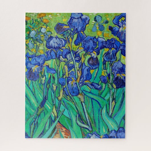 Irises von Vincent Van Gogh Puzzle (Vertikal)