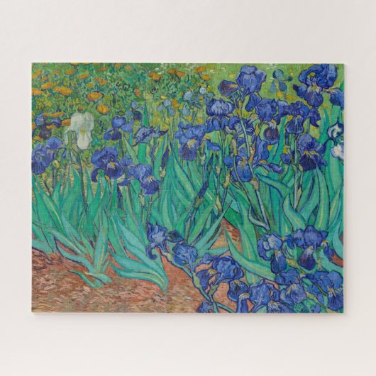 Irises von Vincent Van Gogh Puzzle (Horizontal)