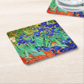 Irises von Vincent Van Gogh Rechteckiger Pappuntersetzer (angewinkelt)