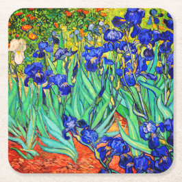 Irises von Vincent Van Gogh Rechteckiger Pappuntersetzer