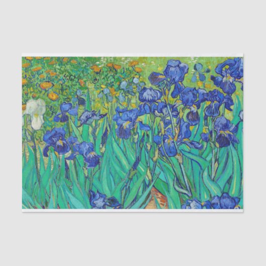 Irises von Vincent Van Gogh Seidenpapier (Vorderseite)