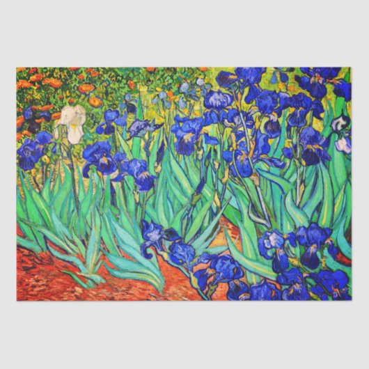 Irises von Vincent Van Gogh Seidenpapier (Vorderseite)
