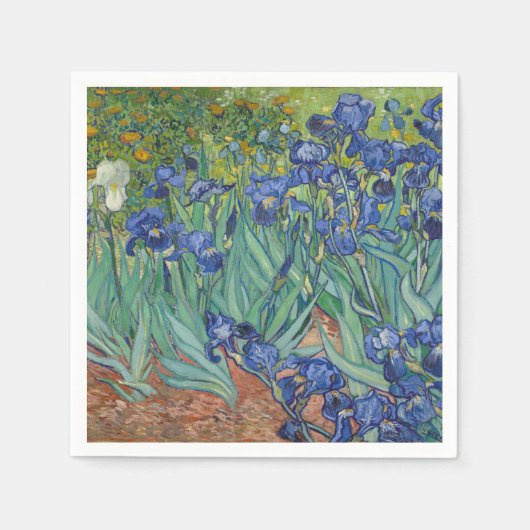 Irises von Vincent Van Gogh Serviette (Vorderseite)