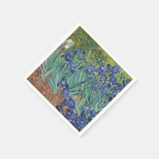 Irises von Vincent Van Gogh Serviette (Ecke)