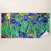 Irises von Vincent Van Gogh Strandtuch (Vorderseite)
