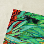 Irises von Vincent Van Gogh Strandtuch (Beispiel)