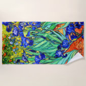 Irises von Vincent Van Gogh Strandtuch (Vorderseite)
