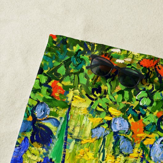 Irises von Vincent Van Gogh Strandtuch (Beispiel)