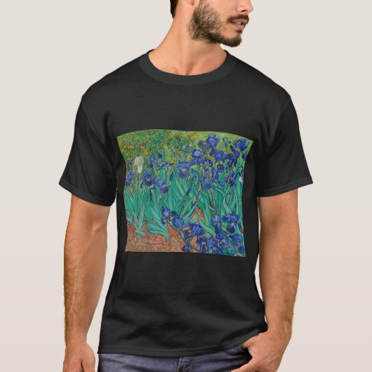 Irises von Vincent Van Gogh T-Shirt (Vorderseite)