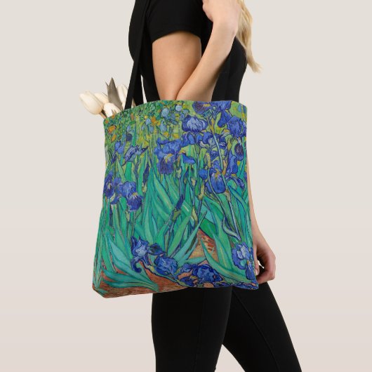 Irises von Vincent Van Gogh Tasche (Von Nahem)