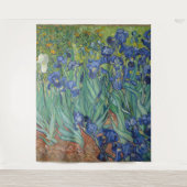 Irises von Vincent Van Gogh Wandteppich (Vorderseite)