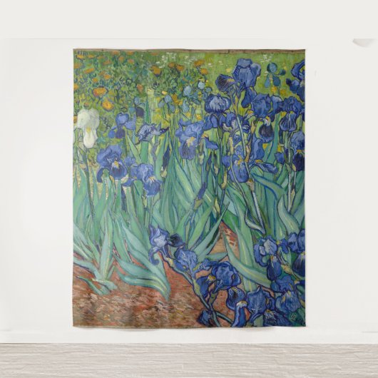 Irises von Vincent Van Gogh Wandteppich (Vorderseite)