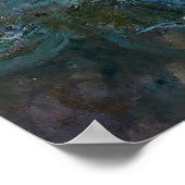 Irises & Water Lilies Poster (Ecke)