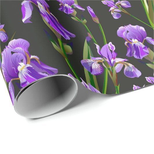 Irisfeld Geschenkpapier (Rolleneckpunkt)