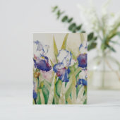 Irisgarten 2 postkarte (Stehend Vorderseite)