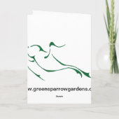 Irisglas Karte (Rückseite)