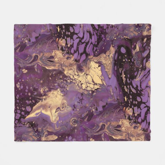 Irisgoldfarben wirbeln: fleecedecke (Vorderseite (Horizontal))