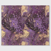 Irisgoldfarben wirbeln: geschenkpapier (Flach)