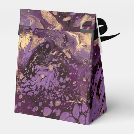 Irisgoldfarben wirbeln: geschenkschachtel (Rückseite)