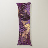 Irisgoldfarben wirbeln: seitenschläferkissen (Vorderseite Vertikal)