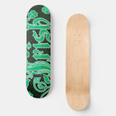 Irish 4-Blatt-Skateboard-Design Skateboard (Vorderseite)