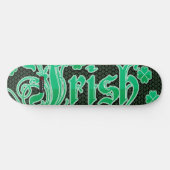 Irish 4-Blatt-Skateboard-Design Skateboard (Horizontal)