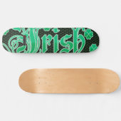 Irish 4-Blatt-Skateboard-Design Skateboard (Horizontal)