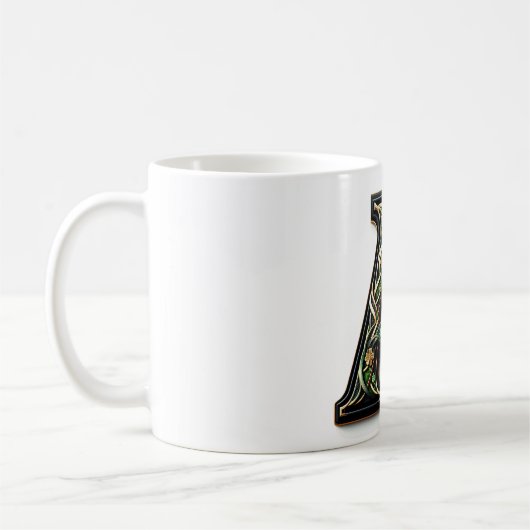 Irish A Monogram Coffee Mug Kaffeetasse (Links)