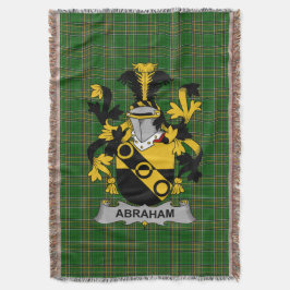 Irish Abraham Coat of Arms Familienwappen Irland Decke