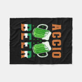 Irish Acio Beer Fleecedecke (Vorderseite (Horizontal))