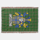 Irish Acotes Coat of Arms Familienwappen Irland Decke (Vorderseite)