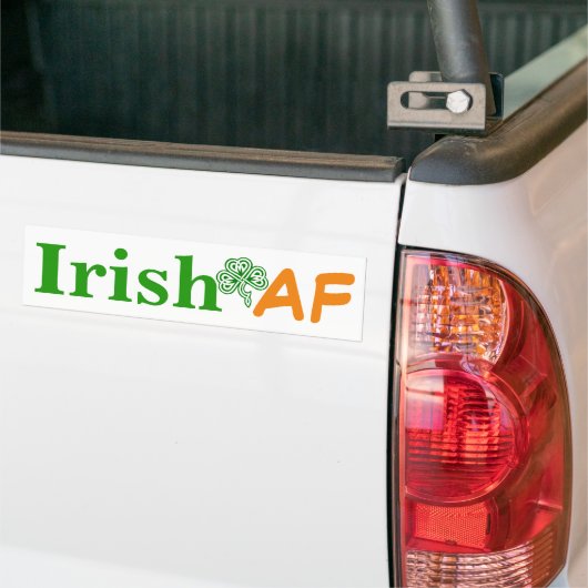 Irish AF Funny Autoaufkleber (Auf Lkw)