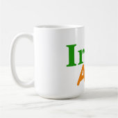 Irish AF Funny Kaffeetasse (Links)