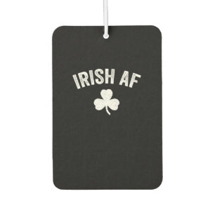 Irish AF Funny St. Patrick's Day Kleeblatt Party G Autolufterfrischer