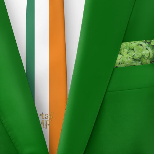Irish AF Ireland Flag Narrow Striping Krawatte