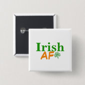 Irish AF Lustig Button (Vorne & Hinten)